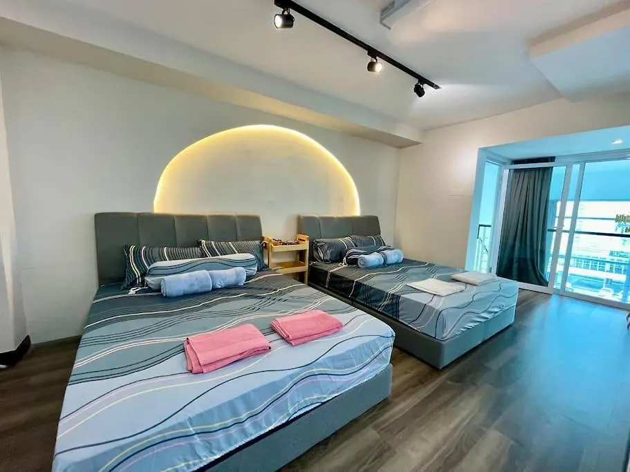 Duplex Loft Maritime Suites Georgetown Karpal Singh Drive Sea City View 马来西亚